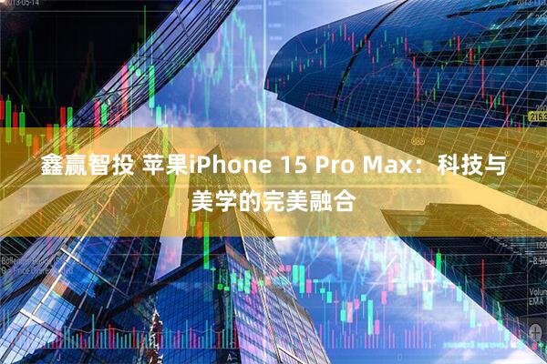 鑫赢智投 苹果iPhone 15 Pro Max:科技与美学的完美融合